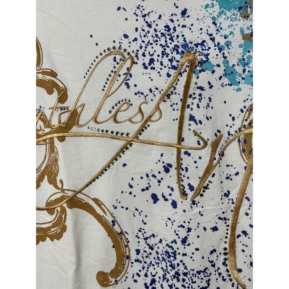 Ruthless Art Shirt Mens Size 2XL Geometric Short Sleeve Embroidered Multicolor - Picture 6 of 12